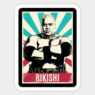 Vintage Retro Rikishi Sticker